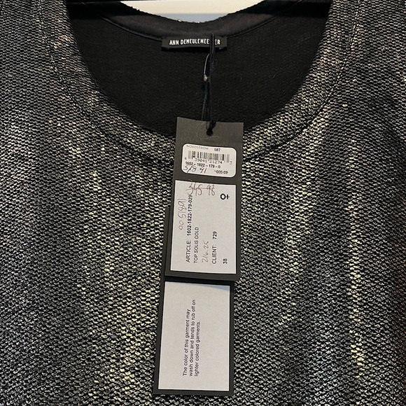 🐠 BNWT - ANNE DEMEULEMEESTER Luxe Top - Picture 5 of 7